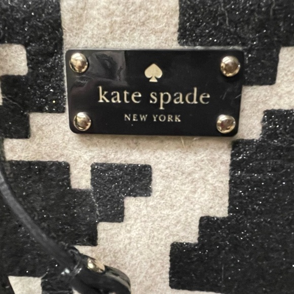 Kate Spade ♠️ Houndstooth Twinkle Harmony Alabama Tote and Wristlet 2-Piece - Picture 7 of 11